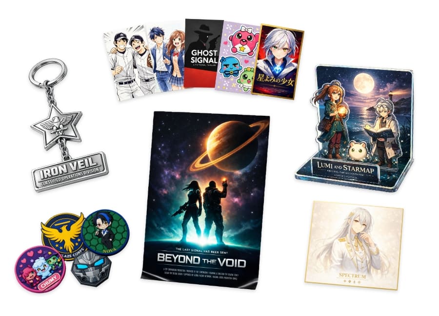 映画グッズ制作のイメージ