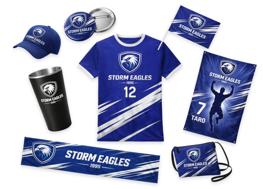 スポーツグッズ制作のイメージ